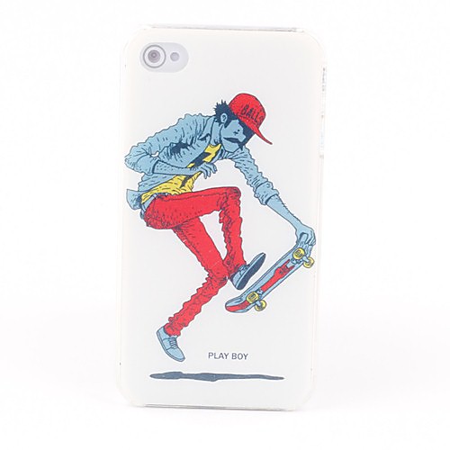 Play Boy Pattern Жесткий чехол для iPhone 4 и 4S