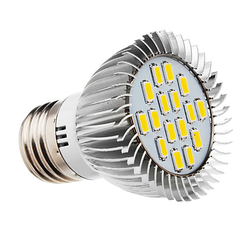 E27 5W 16x5730SMD 420-450LM 2500-3500K теплый белый свет Светодиодные пятно лампы (220-240V)