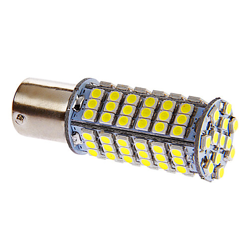 BA15S/1156 5W 102x3528SMD 306LM 6000-7000K Холодный белый свет Светодиодные лампы для автомобилей (DC 12V)