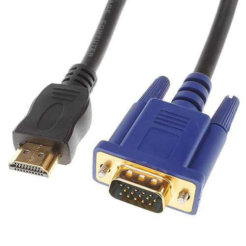 Удлинительный видео кабель для компьютеров VGA - HDMI V1.3, 1,5 м