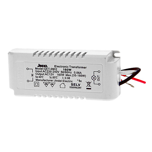 AC 220-240V 50/60Hz 0.66A 12V в переменное 35-160W Светодиодный преобразователь напряжения