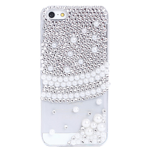 Pearl Hemlines шаблон металла ювелирные изделия Назад Чехол для iPhone 5C