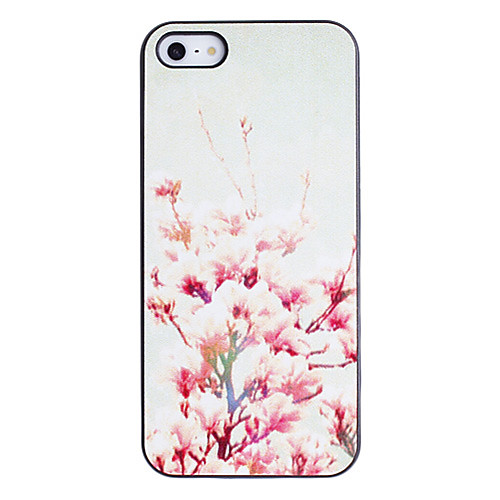 Фреш Стайл Peach Blossom PC Pattern Футляр с черной рамкой для iPhone 5/5S