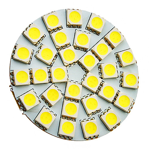 G4 4.5W 30x5050SMD 160-180LM 6000 холодным белым светом светодиодные лампы Spot (12)