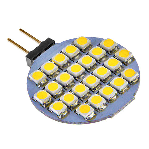 G4 3W 24x3528SMD 72LM 6000-7000K Холодный белый свет Светодиодные лампы для автомобилей (DC 12V)