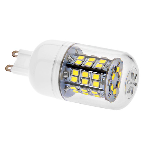 G9 46x2835SMD 6W 520-550LM 5500-6500K Холодный белый свет Светодиодная лампа кукурузы с крышкой (220-240V)