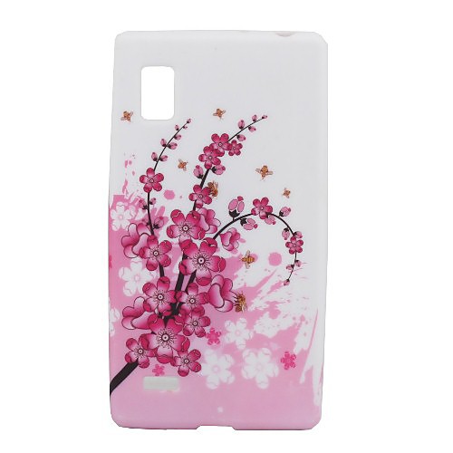 Plum Blossom Pattern Мягкий чехол для LG Optimus P760 L9