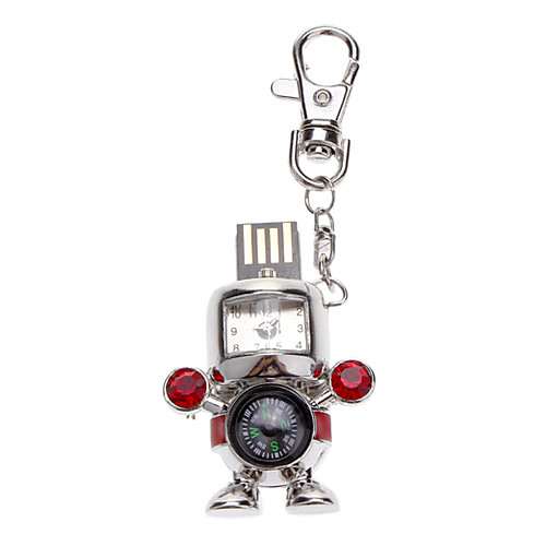Обаятельного робота с часами и компасом Flash Drive 32G