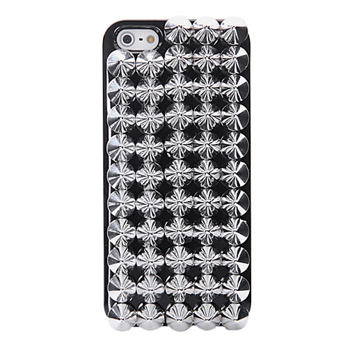 Punk Rivet шаблон металла ювелирные изделия Назад Чехол для iPhone 5/5S