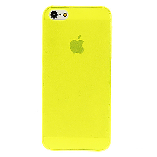 Ultra Thin Solid Color Прозрачный матовый PC Жесткий чехол для iPhone 5/5S (разных цветов)