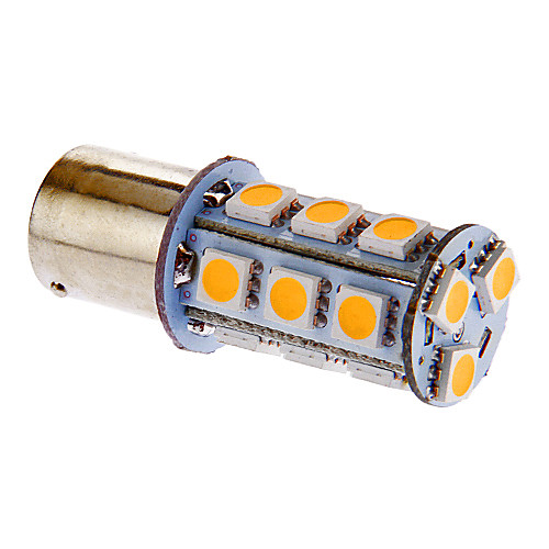 BA15S/1156 3.5W 18x5050SMD 162LM 3000-3500K теплый белый свет Светодиодные лампы для автомобилей (DC 12V)