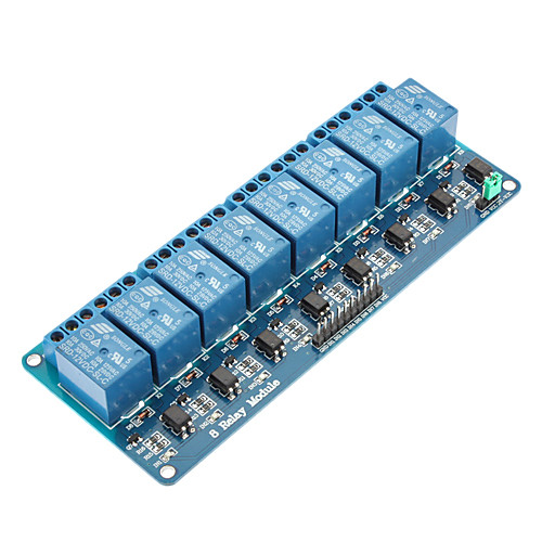 Модуль 12v реле 8-канальный для (для Arduino) (работает с официальным (для Arduino) плат)