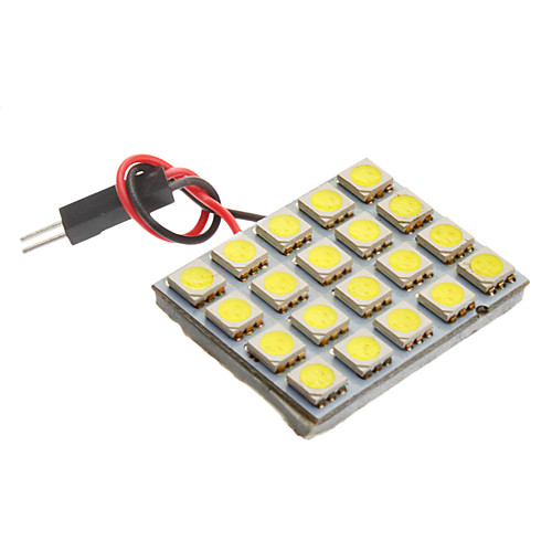 24x5050SMD 3.5W 6000K холодный белый свет Светодиодные лампы для автомобилей (DC 12V)