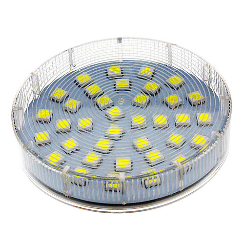 GX53 4.3-4.6W 36x5050SMD 280-350LM 6000-7000K Холодный белый свет светодиодных шарика пятна (220-240V)