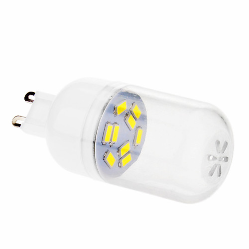 G9 4W 9x5630SMD 280LM 2500-3500K теплый белый свет Светодиодные лампы глобус (220-240V)