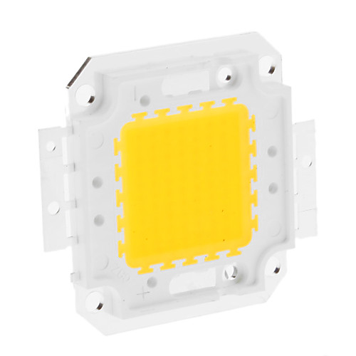 DIY 50W 3950-4000lm 1500mA 3000-3500K теплый Интегрированный модуль Белый свет светодиодный (30-36V)
