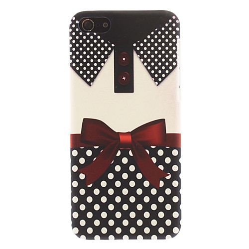 Воротник и бантом Pattern Гладкий Футляр для IPhone 5C