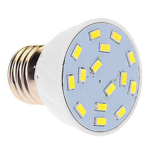 E27 6W 15x5630SMD 480LM 5500-6500K холодный белый свет Светодиодные пятно лампы (220-240V)