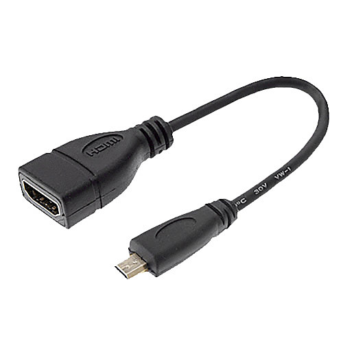 Микро HDMI V1.3 для HDMI v1.3 М / Ж кабель (0,2 М)