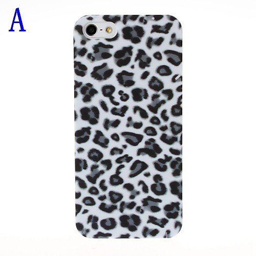 Leopard Pattern Пластиковый защитный чехол для iPhone 5/5S