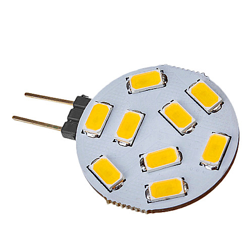 G4 2,5 Вт 9x5730SMD 120-150LM 2800-3000K теплый белый свет Светодиодные пятно лампы (12-24V)