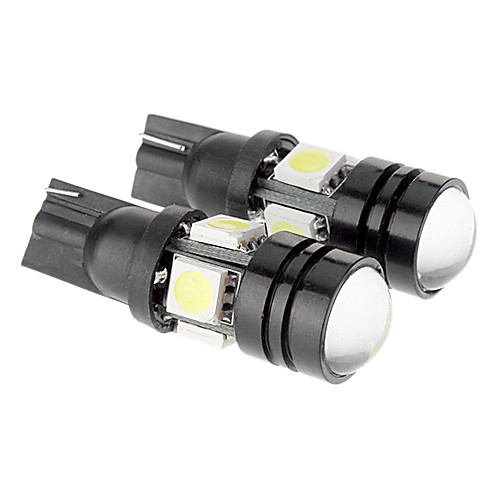 T10 3W 4x5050SMD 210LM Белый свет Светодиодные лампы для автомобилей (DC 12 В, 2 шт)