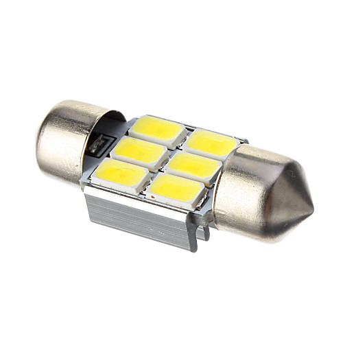 Гирлянда 3W 6x5730SMD 210LM 6000K холодный белый свет Светодиодные лампы для автомобилей (DC 12 В, 1 шт)