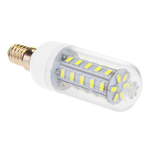 LED лампа типа Корн (220-240V), холодный белый свет, E14 9W 36x5630SMD 760LM 5500-6500K