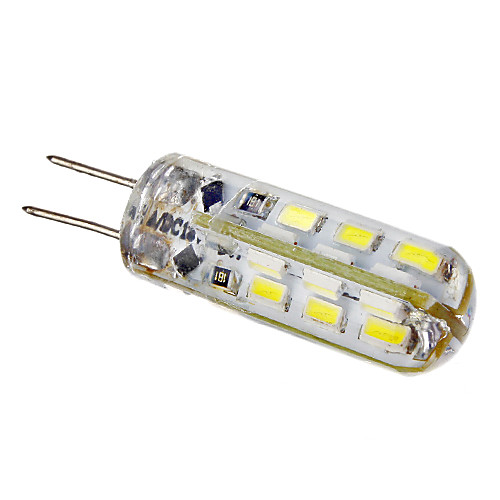 G4 1.5W 24x3014SMD 105LM 6000K холодный белый свет пятна лампы (12)