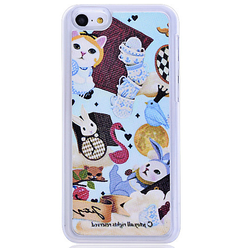 Мультфильм Cat Pattern чехол для iPhone 5C