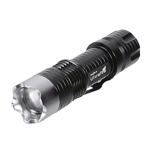 LT-C0517 Sinlge-Mode Cree XP-E Q5 светодиодный фонарик с зажимом (550LM, 1x18650, черный)