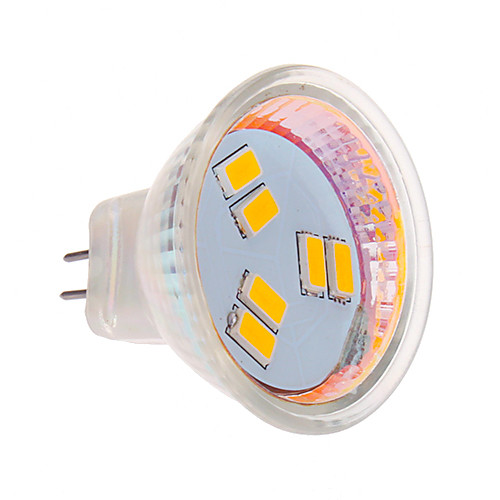 MR11 3W 6x5630SMD 270LM 2500-3500K теплый белый свет Светодиодные пятно лампы (12)