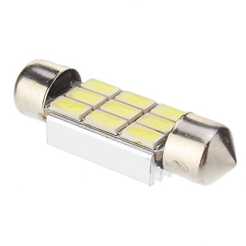 Гирлянда 3W 9x5730SMD 210LM 6000K Холодный белый свет Светодиодные лампы для автомобилей (DC 12 В, 36 мм, 1шт)