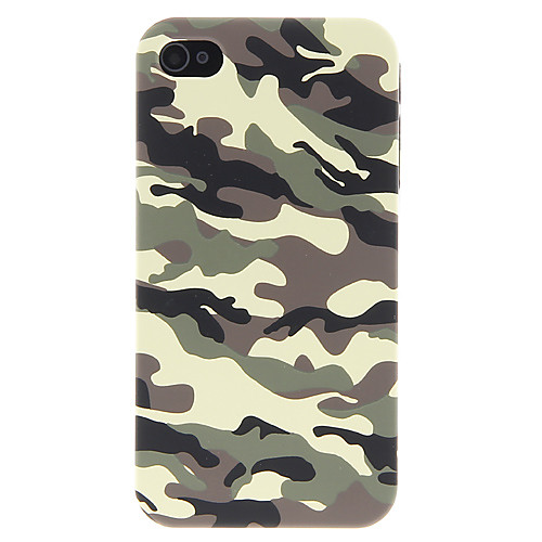 Army Green камуфляж Вернуться чехол с HD-экран защитную пленку для IPhone 4/4S