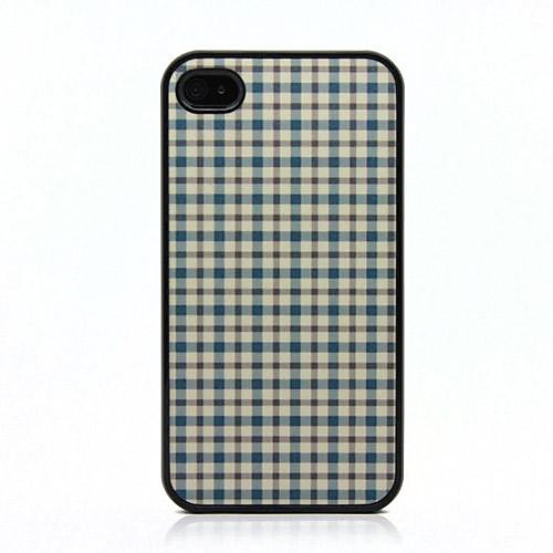 Футляр решетки Pattern Форма черная рамка ПК для iPhone 4/4S