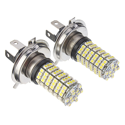 H4 120x3528SMD 6000K Холодный белый свет Светодиодные лампы для автомобилей (12V, 2шт)