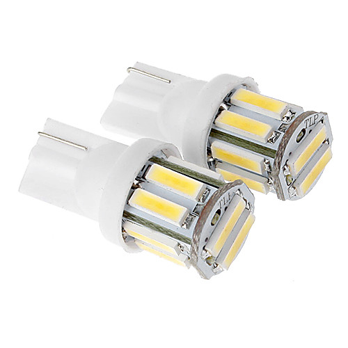 T10 3W 10x7020SMD 210LM Белый свет Светодиодные лампы для автомобилей (DC 12 В, 2 шт)