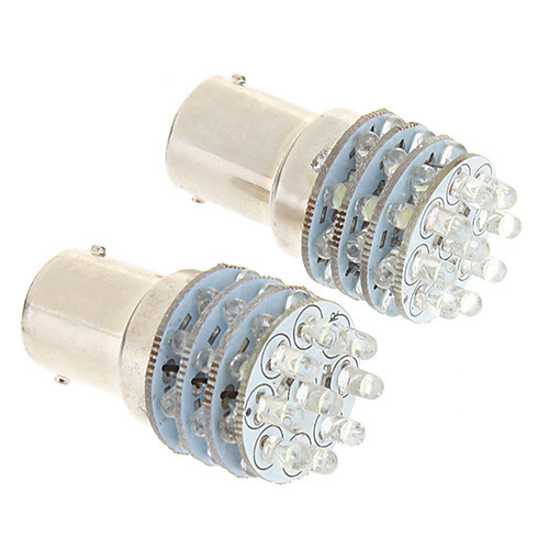 1156 BA15S 36-LED 100-200LM 6000K Холодный белый свет Светодиодные лампы для автомобилей (12V, 2 шт)