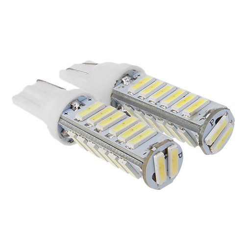 T10 4W 20x7020SMD 280LM 6000K холодный белый свет Светодиодные лампы для автомобилей (DC 12 В, 2 шт)