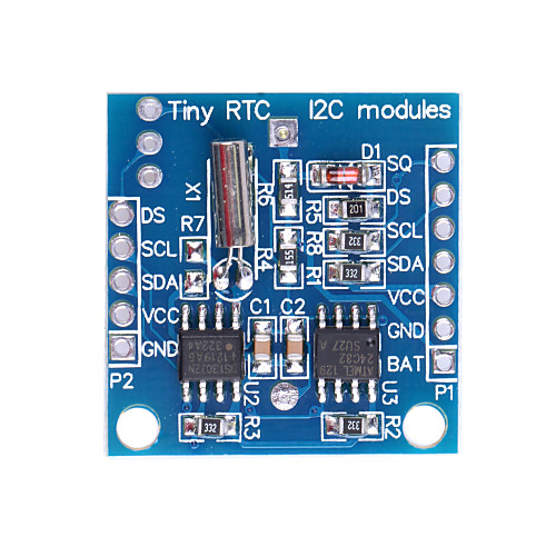 (Для Arduino) DS1307 I2C RTC DS1307 24C32 реального времени модуль часов - синий