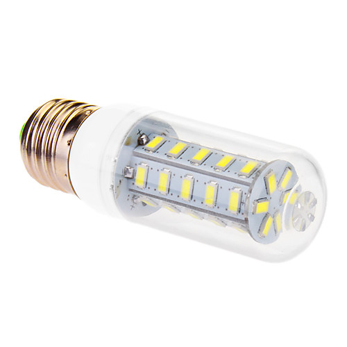 e27 9W 36x5630smd 760lm 3500K / 6000K теплый белый / холодный белый свет привел кукуруза лампа (220-240V)