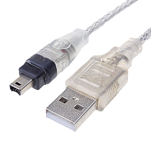 Кабель USB 2.0 - 4-Pin 1394 FireWire M/M, 1,8 мм