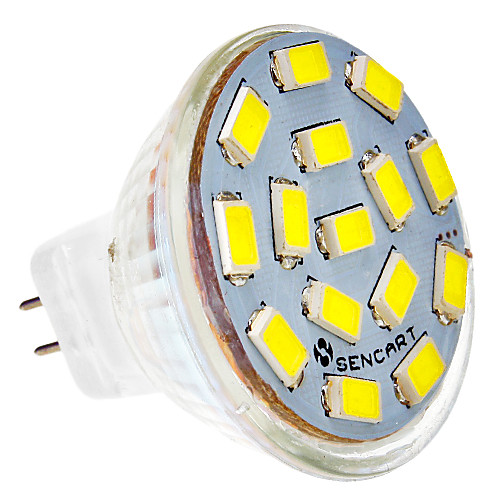 MR11 4,5 Вт 15x5730SMD 310-320LM 6000-6500K холодный белый свет Светодиодные пятно лампы (12-24V)