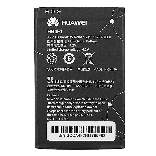 HUAWEI HB4F1 1500mAh сотовый телефон аккумулятор для для Huawei HB4F1 M860 Ascend