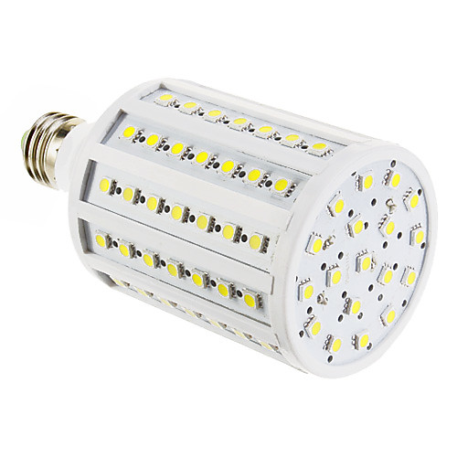 E27 15W 102x5050SMD 1500LM 6000K холодный белый свет мозоли СИД лампа (220-240V)