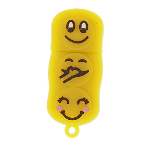 16G Three Little Симпатичные Pattern лица USB Flash Drive