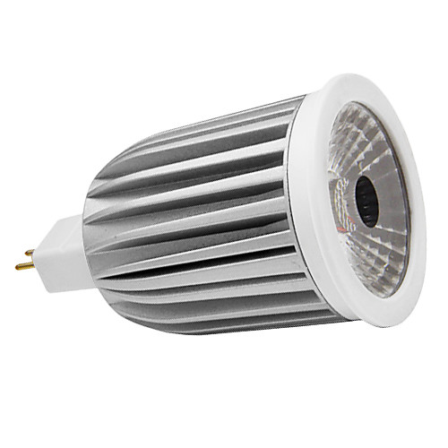 MR16 GU5.3 10W 1xCOB 700LM 3000K теплый белый свет Светодиодные пятно лампы (AC / DC 12V)