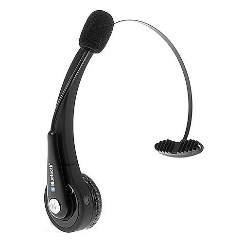 Беспроводная связь Bluetooth наушники гарнитуры с микрофоном Micphone и USB-кабель зарядное устройство для PS3 (черный)