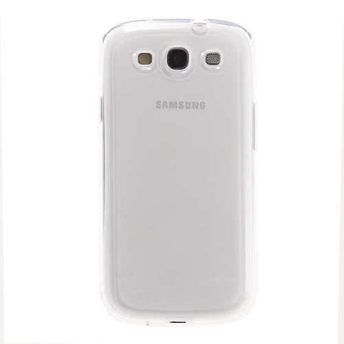 Белый ТПУ чехол 3 обновления Ясно гвардии для Samsung Galaxy S3 i9300