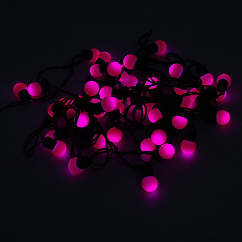 5M 3W 50-LED фиолетовый свет шарообразный Светодиодные полосы света (220)